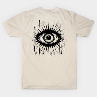 All seeing eye symbol in the grunge style T-Shirt